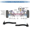 Honda Acura TSX 2 x Front Inner Outer Tie Rod End Links (2004-2008)