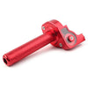 Universal Red CNC 7/8'' Motor Handlebar Grip Twist Throttle