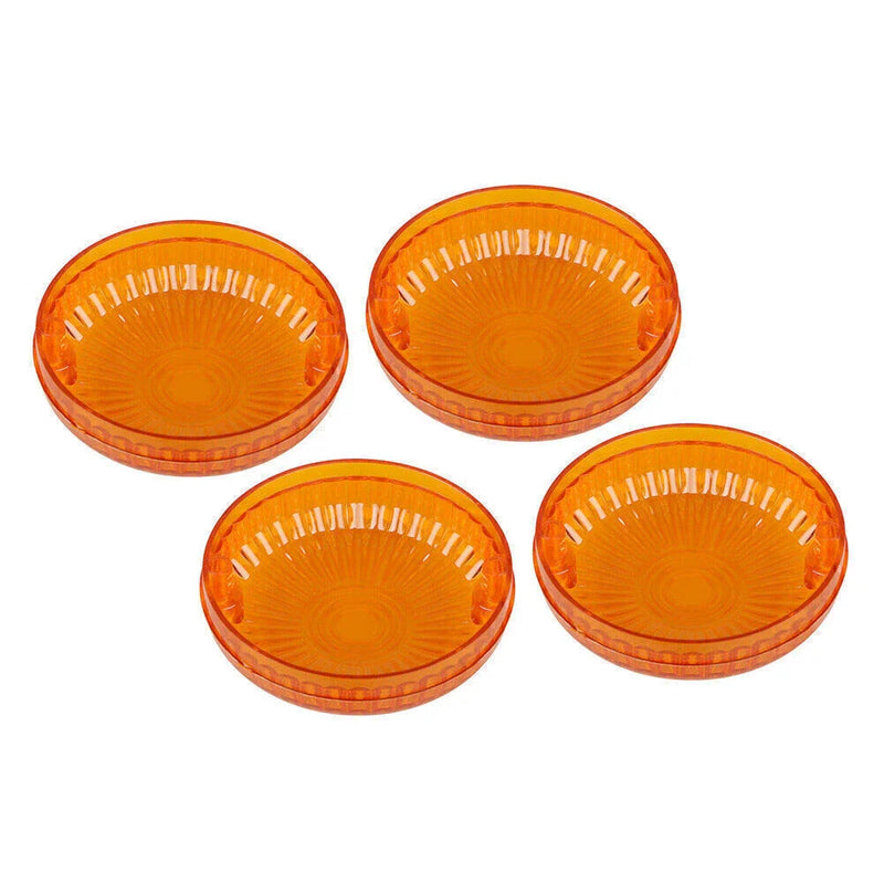 Yamaha Road Star / V Star 1100 / Vmax 1200 4 x Amber Turn Signal Lens Covers