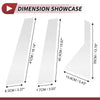 Kia Carens 6 Pcs Chrome Silver Door Pillar Trim (2013-2019)