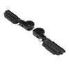 Harley 1 1/4" Black Highway Engine Guard Footpeg Mount Clamps