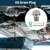 Car / Motorcycle M12.1-1.75mm Copper Oil Drain Plug W/ Gasket