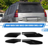 Lexus GX470 (2003-2009) Black 4 x Car Roof Rack Side Rails End Covers