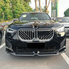 BMW X3 G45 2 x Carbon Look Front Bumper Side Vent Trim (2025)
