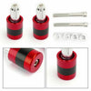 F1 F2 22mm Aluminum Red Motorcycle Handlebar Weights