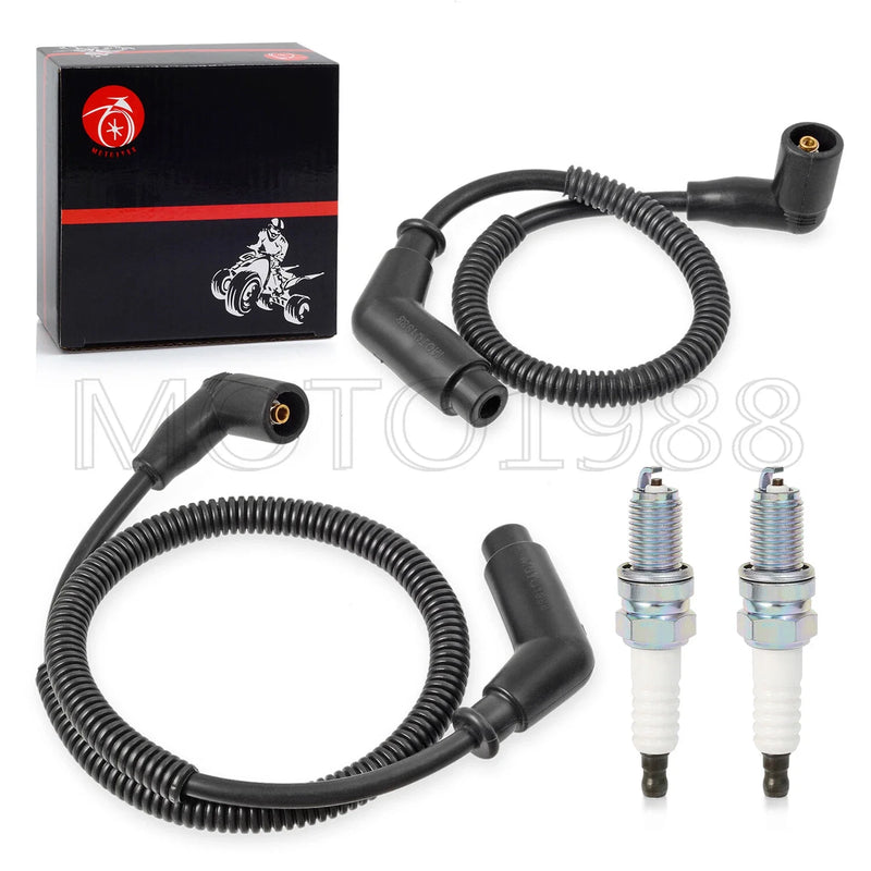 Bombardier TRAXTER Spark Plug & Wire Cap Kit 15in/24.4in (2003–2016)