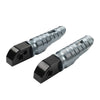 Trident 660, T100, T120 Grey Rear Passenger Foot Pegs (2021-2024)