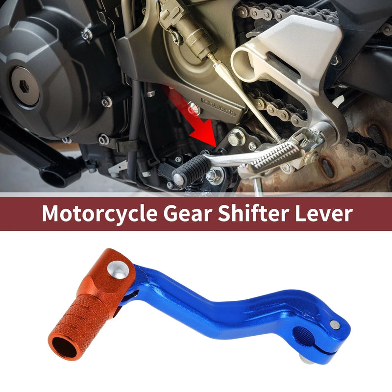 Kayo T2 Blue Orange Gear Shifter Lever Folding