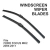 Ford Focus Front Wiper Blades 26" + 17" (2004-2011)