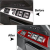 Lexus IS250 IS350 Carbon Fiber Window Lift Switch Panel Cover (06-13)