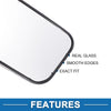 VW CRAFTER, MERCEDES Right Lower Side Mirror Glass Replacement (2006-2017)