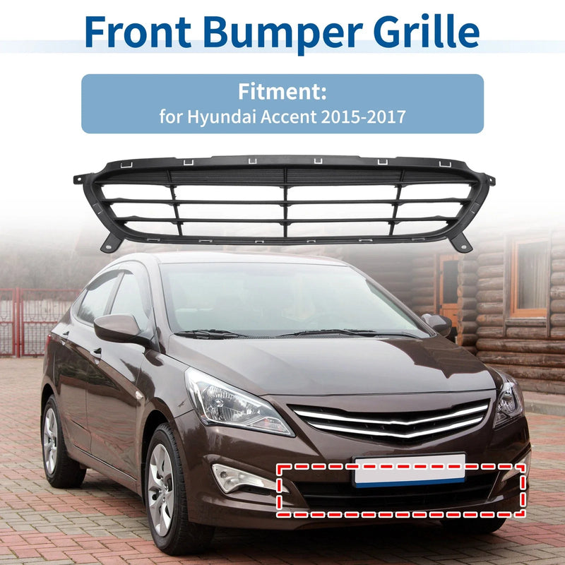 Hyundai Accent Lower Front Bumper Grille (2015-2017)