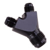 Car Hot 3-Way Y Block Fitting Coupler Adapter Male AN10 to 2 x AN6