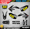Honda CRF 250 (2008-2009) - MONO Style Decals Full Custom Graphic Kit