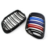 BMW X5 Gloss Black M-Color Dual Slat Kidney Grille (2000–2003)