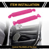 Jeep Wrangler TJ JK JKU (2007-2018) - Pink 2 x Door Limiting Straps
