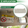 Chevrolet Sonic Right Sun Visor with Mirror (2012-2016)