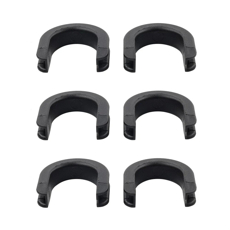 Harley 6 x Luggage Rack Backrest Side Plate Mounting Brackets