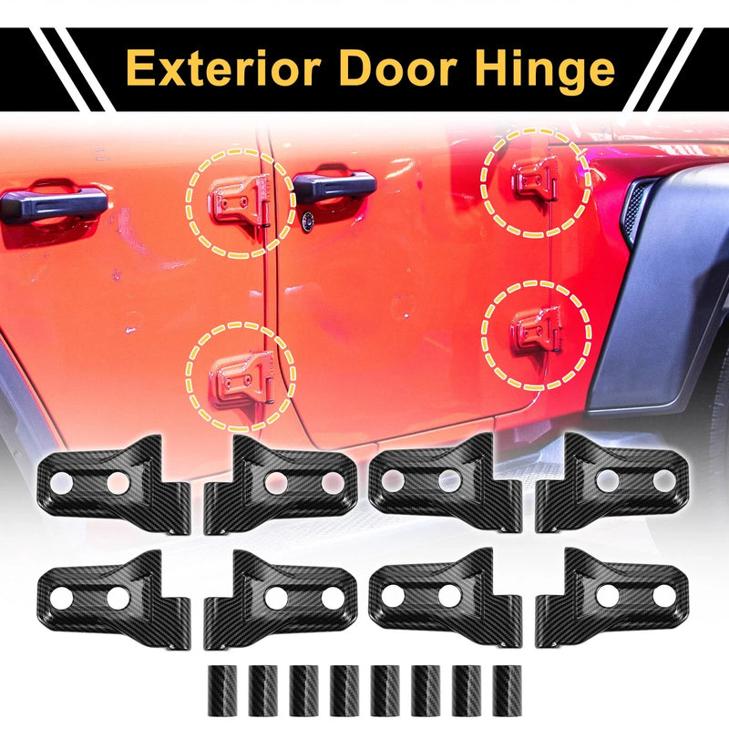 Jeep Wrangler JL Door Handle Hinge Cover Trim (2018-2023)