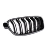 BMW 3-Series F30 F31 2 x Black Front Kidney Grilles with LED (2012-2018)