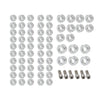 Harley Touring Road Street Glide 66X Chrome Engine Bolt Topper Caps (2009-2023)