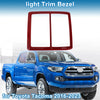 Toyota Tacoma (2016-2023) Red Front Row Headlight Trim Bezel