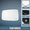 Dodge Ram 1500 2500 Heated Mirror Glass Left Side (2009-2018)