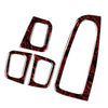 Benz C-Class, GLC-Class 4x Fire Red Door Window Switch Panel Trim (15-23)