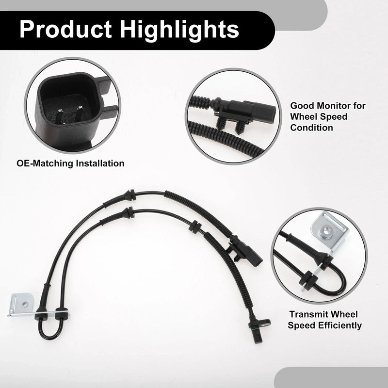 Dodge Grand Caravan (2012-2020) 1 x Front Sensor ABS Wheel Speed Sensor