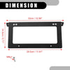 Ford Bronco 2021-2022 Aluminum Alloy Black Set Front License Plate Frames