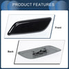 Honda Accord VIII 2011-2013 Black 1 x Front Left Washer Nozzle Cover