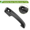 Toyota FJ Cruiser Matte Black Exterior Door Handle Cover Trim (07-22)