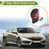 Honda Civic 2022-2024 Red Black Faux Leather Gear Shift Knob Cover