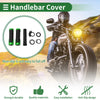 Motorcycle 7/8" 22mm Hand Grips Rubber Black Green