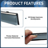 Ford Edge (2015-2024) Black Side Vent Visors Window Deflectors 1 Set