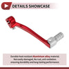 Honda CRF110F (2013-2018) Red Silver Folding Motorcycle Gear Shifter Lever