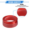 Chrysler 300, Dodge Challenger 5 Pcs AC Climate Control Knob Rings (2005-2023)