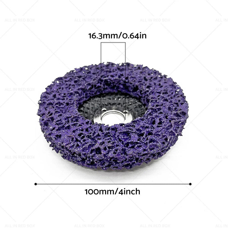 Grinder 10PCS 4" Poly Strip Disc Paint Eater Abrasive Wheel