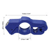 Motorcycle Handlebar Throttle Anti-Theft Blue Grip Lock Set