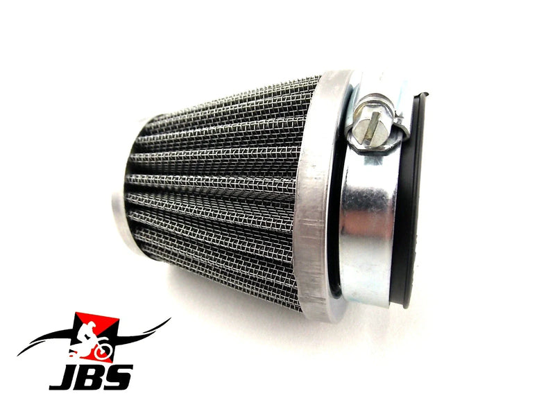 Universal Applications 38mm Hi Flow Chrome Pod Air Filters (N/A)