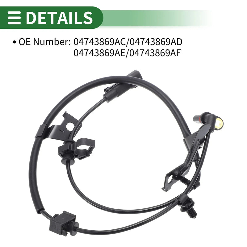 Dodge Journey Left Rear ABS Wheel Speed Sensor (2009-2023)