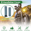 Motorcycle 7/8" 22mm Hand Grips TPU Blue