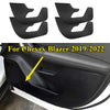 Chevry Blazer Carbon Fiber Leather Anti-kick Guard Cover Trim (2019–2022)