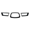Subaru Impreza WRX 3x Gloss Black Front Grille Trim (2006-2007)