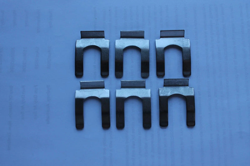 Early Holden Ford Valiant Brake Hose Retaining Clips 6 x Set