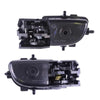 Interior Door Handle Black Pair L+R Fits Toyota Vios Yaris 4D Sedan 2007-12 D06