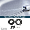 Toyota 01 Windshield Washer Nozzle With Gasket, Fluid Hose 1 Set