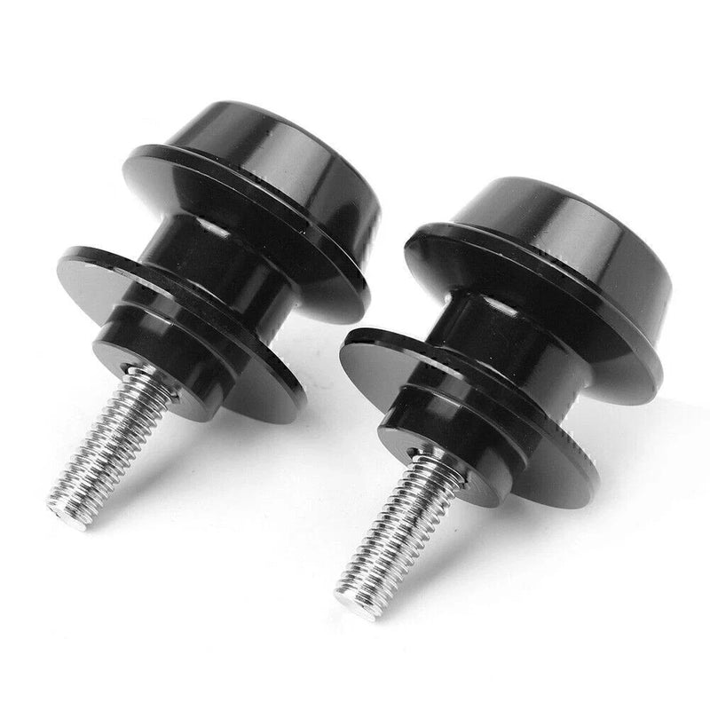 Suzuki GSXR750 600 (1992-2019) Black 6mm Swingarm Spools