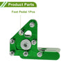 Honda CRF50 Green Foot Pegs (2004-2023)