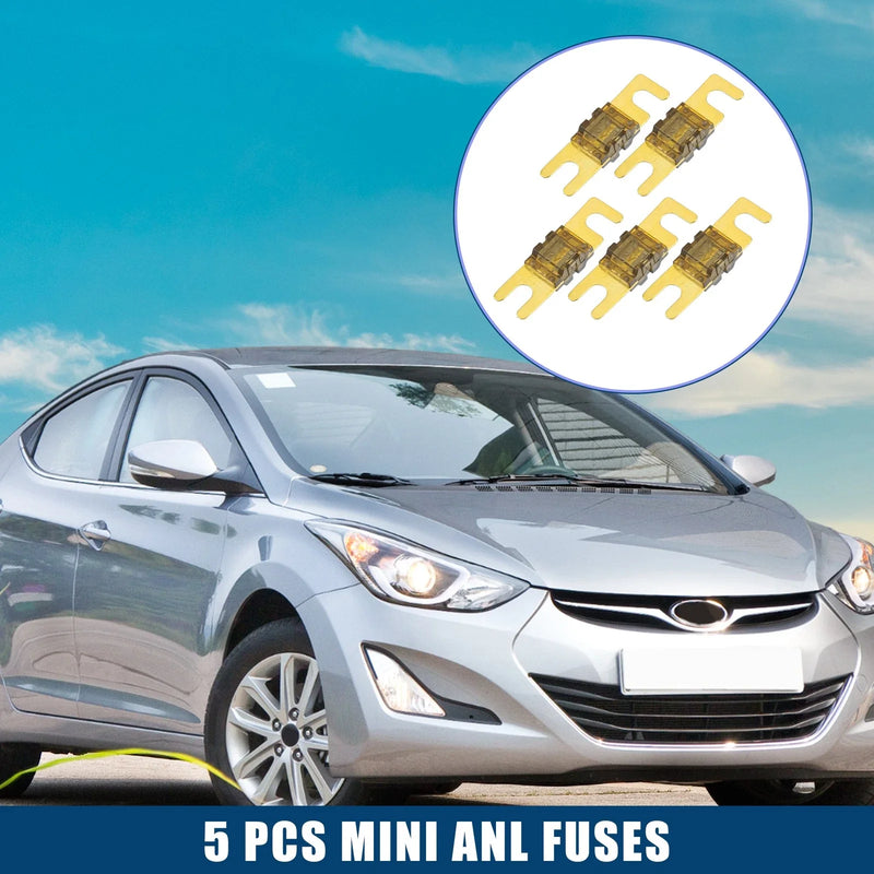 Car, Motorcycle, Boat 5 x Mini ANL Fuse 70A Audio CD Fuse